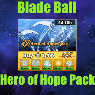 Blade Ball - Hero of Hope Pack