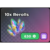 Anime Warriors III 10x rerolls