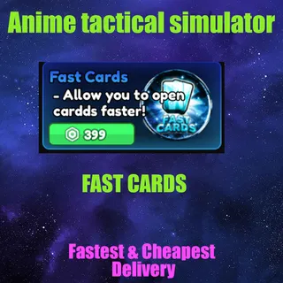 anime tactical simulator -  FAST CARDS 
