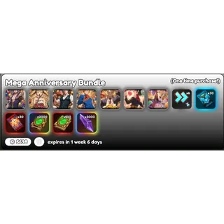Anime Card Clash Mega Anniversary Bundle