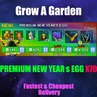 PREMIUM NEW YEARS EGG X70