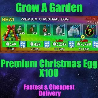 PREMIUM CHRISTMAS EGG X100