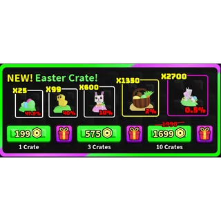 Feed your pet Easter crate x10