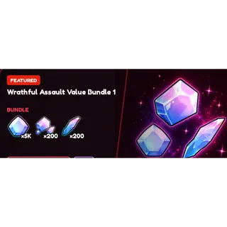 Anime Vanguards wrathful assault value bundle 1