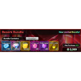 Anime Ascendants Beserk bundle