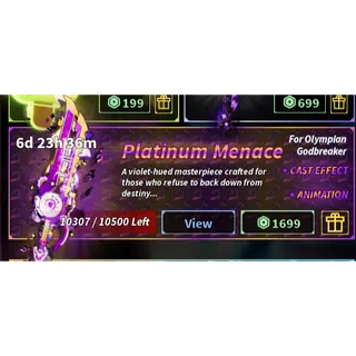 Fisch -PLATINUM MENACE