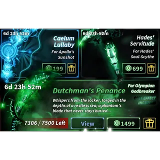 Fisch -Dutchman's penance -caelum lullaby-hades' servitude