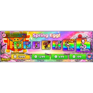 Bee Garden spring Egg  x50