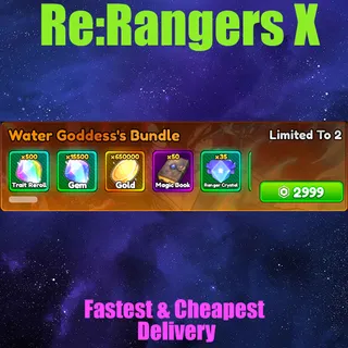 anime Rangers X water goddess's bundle