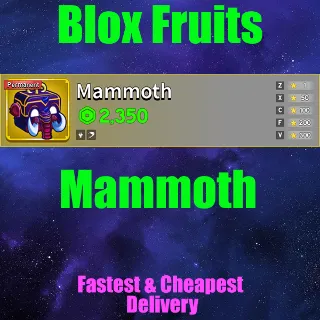 Blox Fruits Mammoth