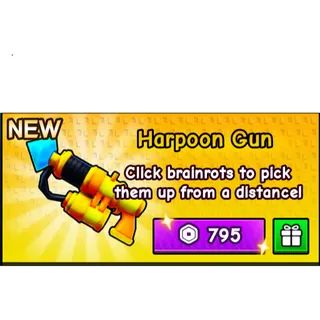  Escape Tsunami For Brainrots -Harpoon Gun