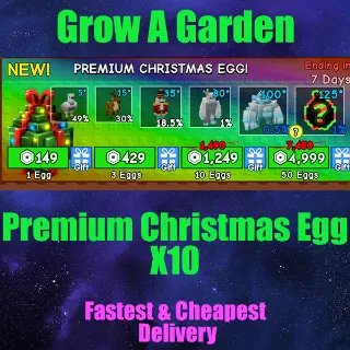 PREMIUM CHRISTMAS EGG X10
