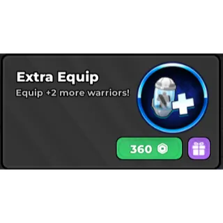 Anime Warriors III extra equip
