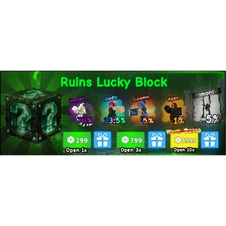 Spin a Baddie Ruins Lucky Block x10