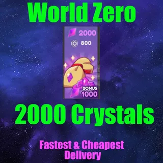 World Zero - 2000 Crystals