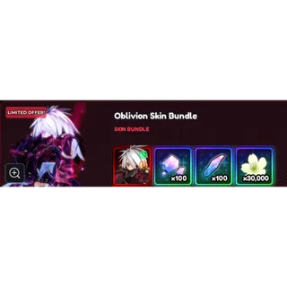 Anime Vanguards oblivion skin bundle 