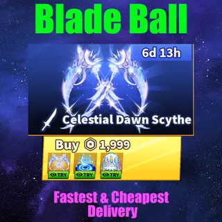 Blade Ball -Celestial dawn Scythe【1999R】