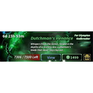 Fisch -Dutchman's penance