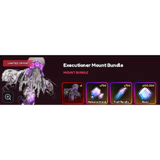 Anime Vanguards Executioner mount bundle X2