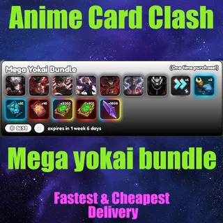 Anime Card Clash Mega yokai bundle