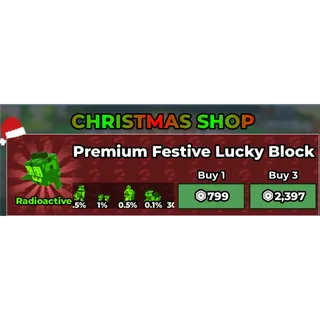  premium festive lucky block x3