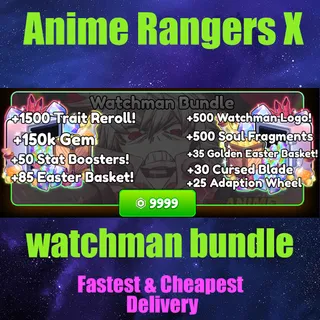  anime Rangers X _watchman bundle