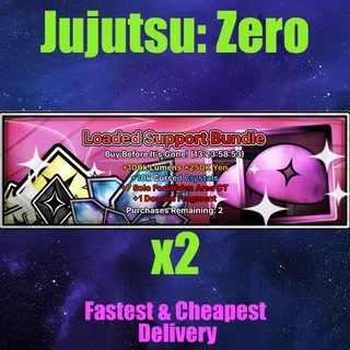 Jujutsu: Zero loaded support bundle x2
