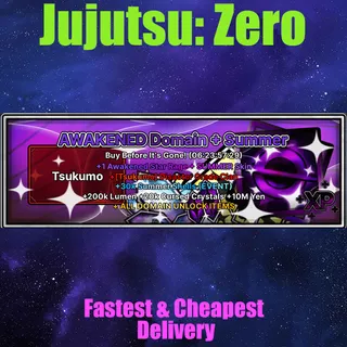 Jujutsu: Zero awakened domain+summer