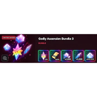 Anime Vanguards godly ascension bundle 3 x2