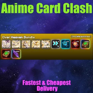 Anime Card Clash  OVER HEAVEN BUNDLE 