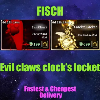 FISCH Evil claws clock’s locket