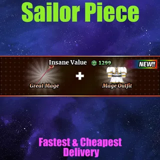 Sailor Piece -Great mage +mage outfit