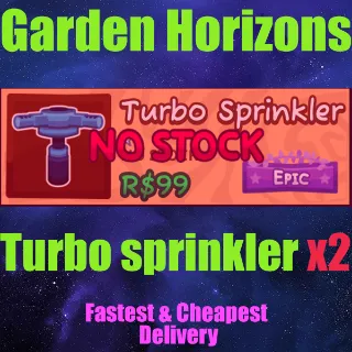 Garden Horizons  turbo sprinkler X2