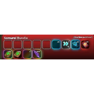 Anime Card Clash samurai bundle
