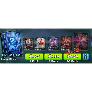  Spin a Soccer Card PREMIUM LUCKY BLOCK X10