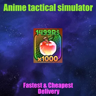 anime tactical simulator - x1000 avatars fruits