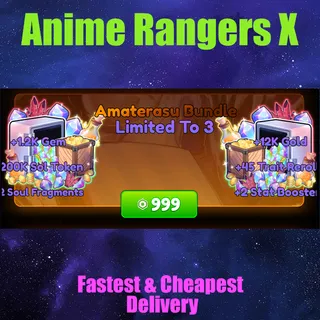anime Rangers X Amaterasu Bundle x2