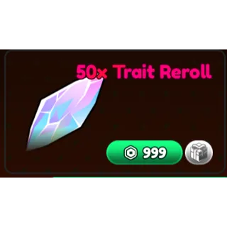 Summon Heroes 50x Trait Reroll