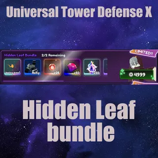 Universal Tower Defense X Hidden Leaf bundle