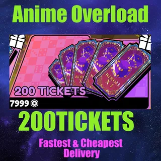 Anime Overload -200 TICKETS