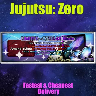 Jujutsu: Zero LIMITED-STELLAR BLADE