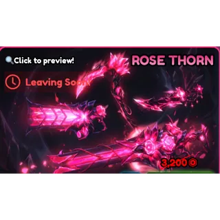 Hypershot _ ROSE THORN