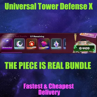 Universal Tower Defense X THE PIECE IS REAL BUNDLE