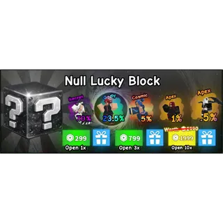 Spin a Baddie Null Lucky Block