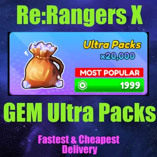 anime Rangers X Gem Ultra Packs
