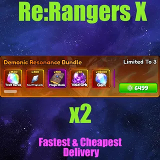 anime Rangers X demonic resonasce bundle x2