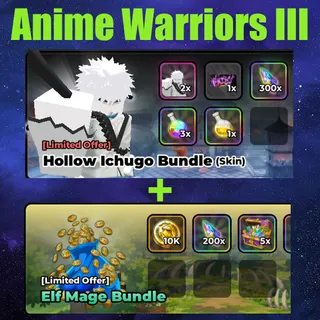 Anime Warriors III hollow ichugo bundle (skin)-ELF MAGE BUNDLE