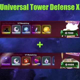 Universal Tower Defense X  THE PIECE IS REAL BUNDLE-joy boy bundle