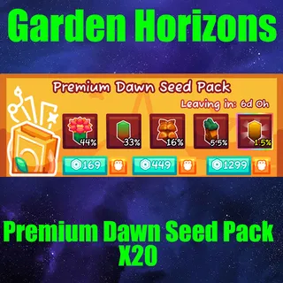 Garden Horizons Premium Dawn Seed Pack X20