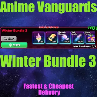 Anime Vanguards Winter Bundle 3